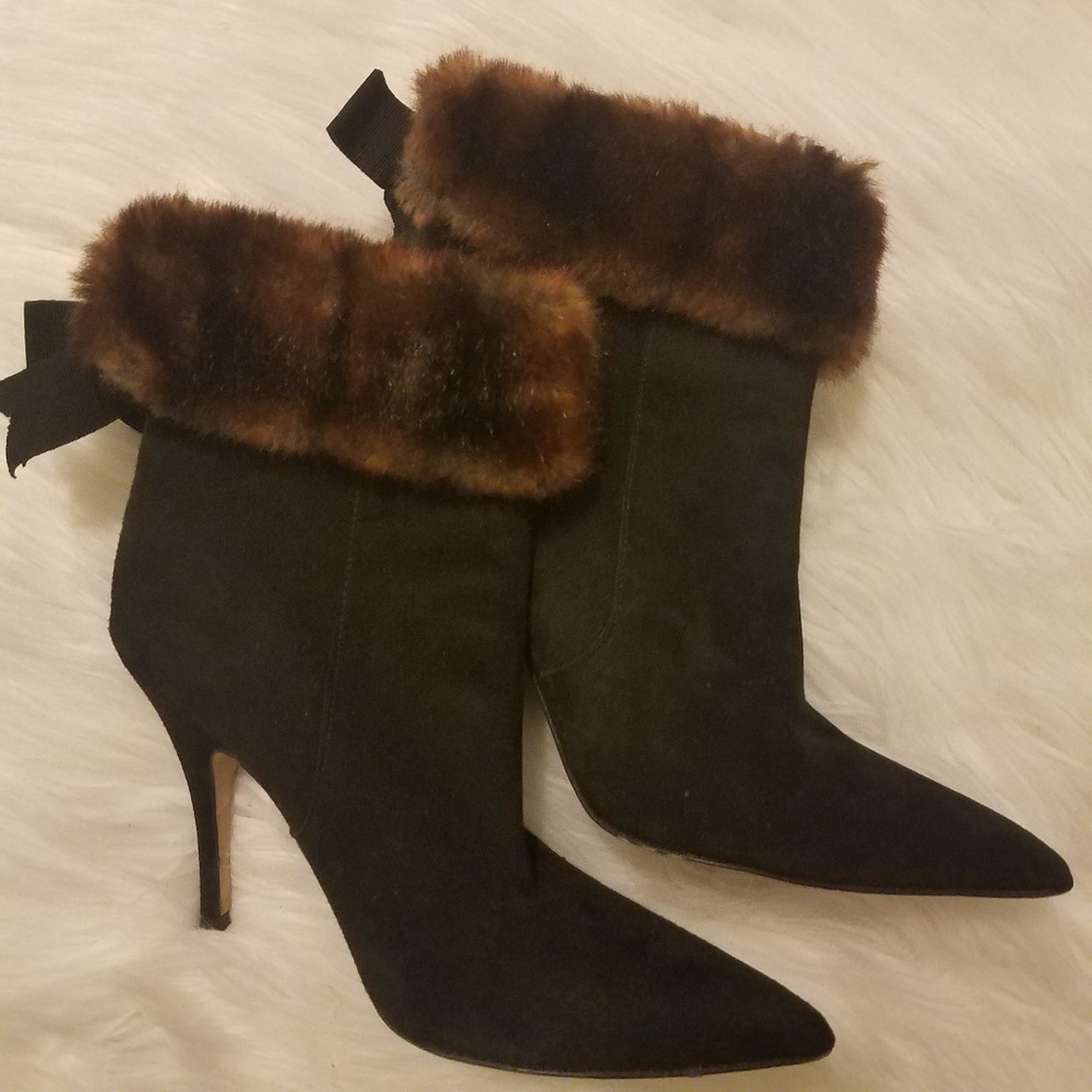Kate Spade Black Bootie Sz 7.5